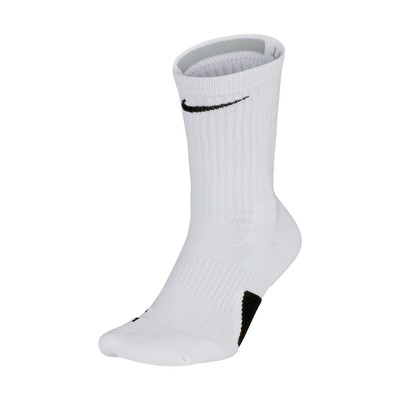 NIKE ELITE CREW SOCK WHITE | BLACK XL