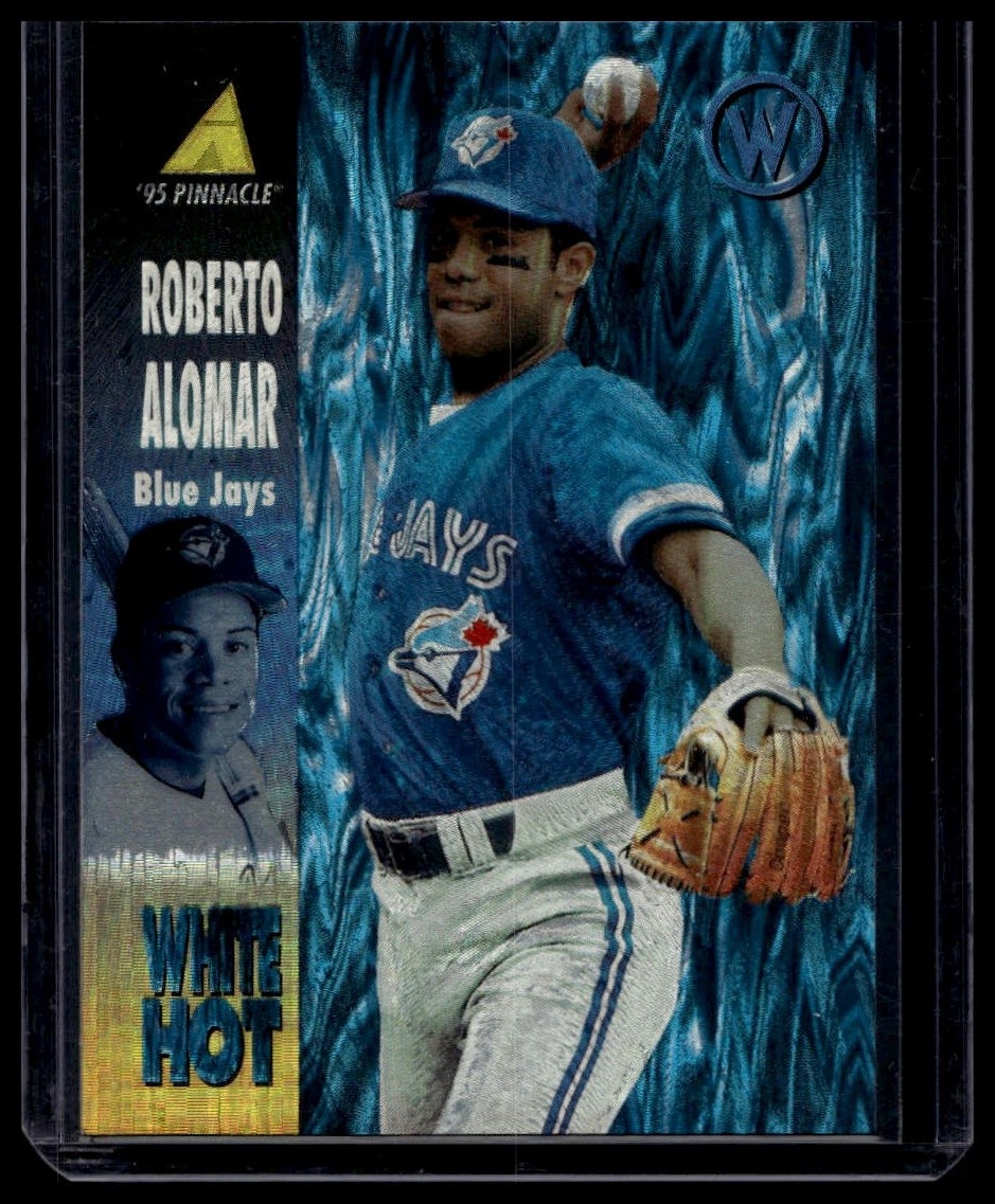 Roberto Alomar 1995 Pinnacle #WH23 White Hot Toronto Blue Jays