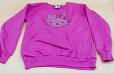 Hello Kitty Girl s Pink Rhinestone Sweatshirt Top Pullover Size 7