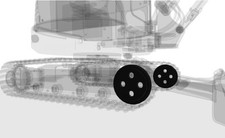 Idler Tension Wheel for Takeuchi TB260
