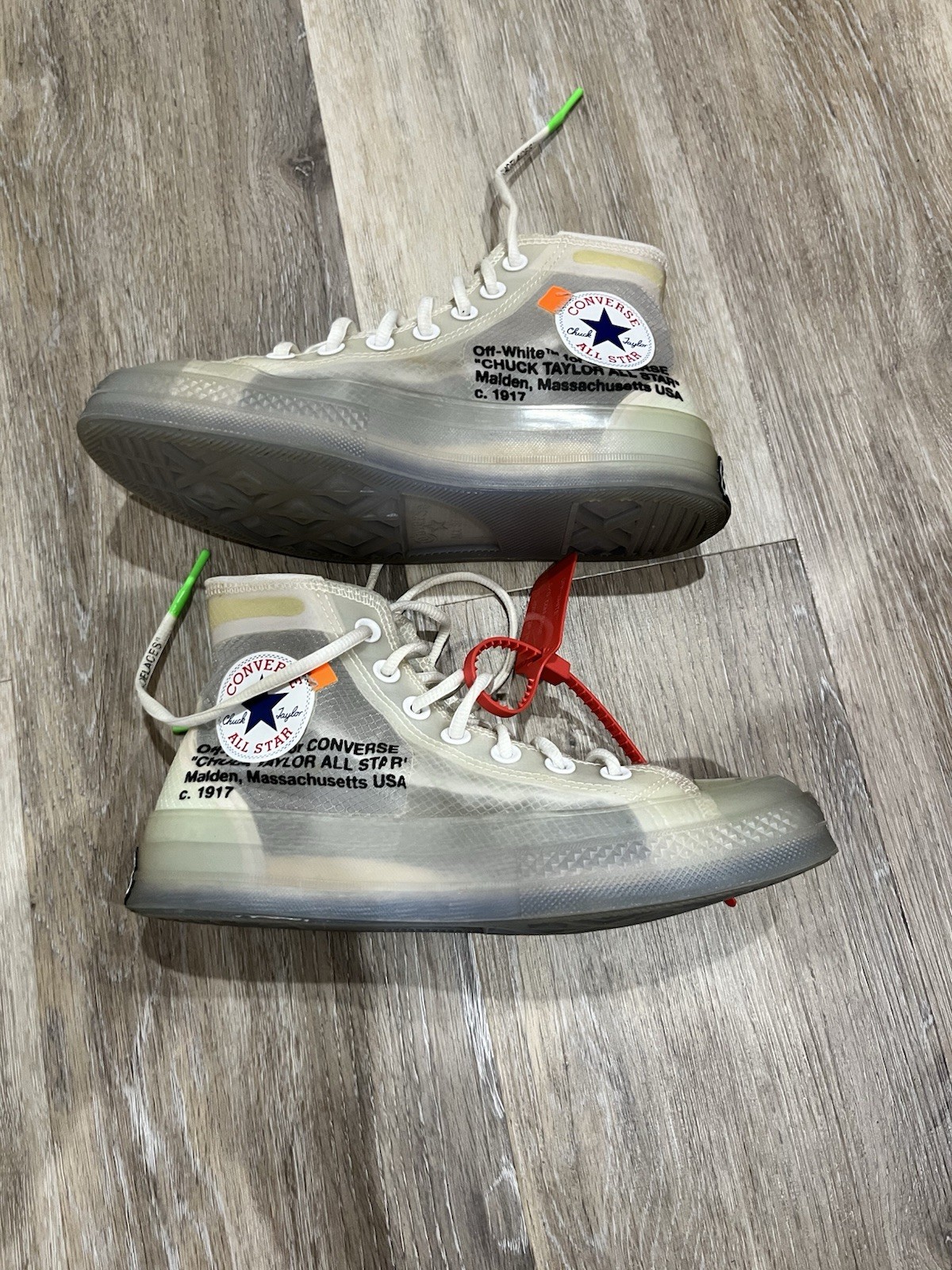 OFF WHITE X NIKE Taglia 5 5 Scarpe sneakers Off White The Ten x Converse Chuck Taylor 70 162204C