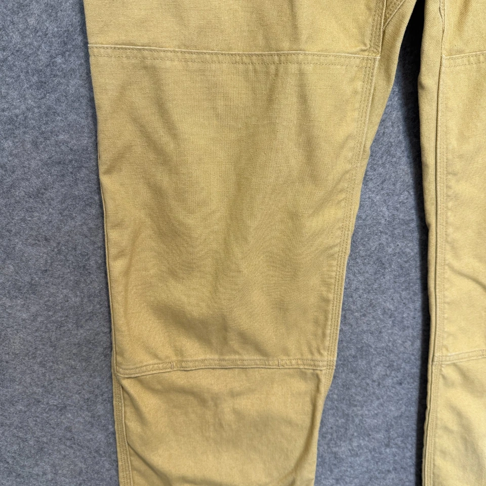 Patagonia Forged Hemp Double Knee Canvas Pants Mens 34 34x32 Work Rugged Yellow - Image 3 of 4
