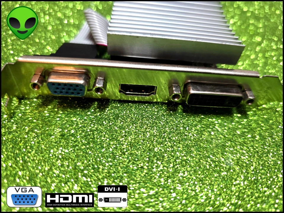 NVIDIA GeForce GT 210 1GB DDR3 Silent Scheda Video PCI EXPRESS MSI HDMI VGA #800 - Immagine 3 di 3