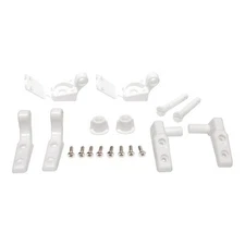 Plumb Pak Toilet Seat Hinge White Plastic For Universal