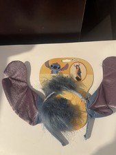 NWOT Disney Stitch Blue Headband With Ears Tail Lilo Stitch Child Size OSFM
