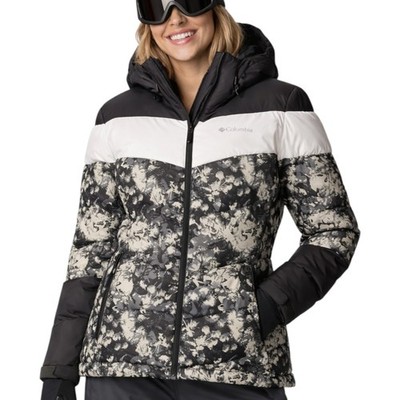 Columbia Jacke Damen S 36 Schwarz Winterjacke Skijacke Omni Heat Abbott Peak