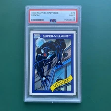 Venom 1990 Marvel Universe PSA 9 Mint Card #73