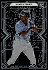 2022 Panini Chronicles #3 Wander Franco RC Rookie Obsidian Tampa Bay Rays