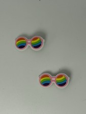 Lisa Frank Colorful Funny Groovy For Crocs Shoe Charms 2 Pc