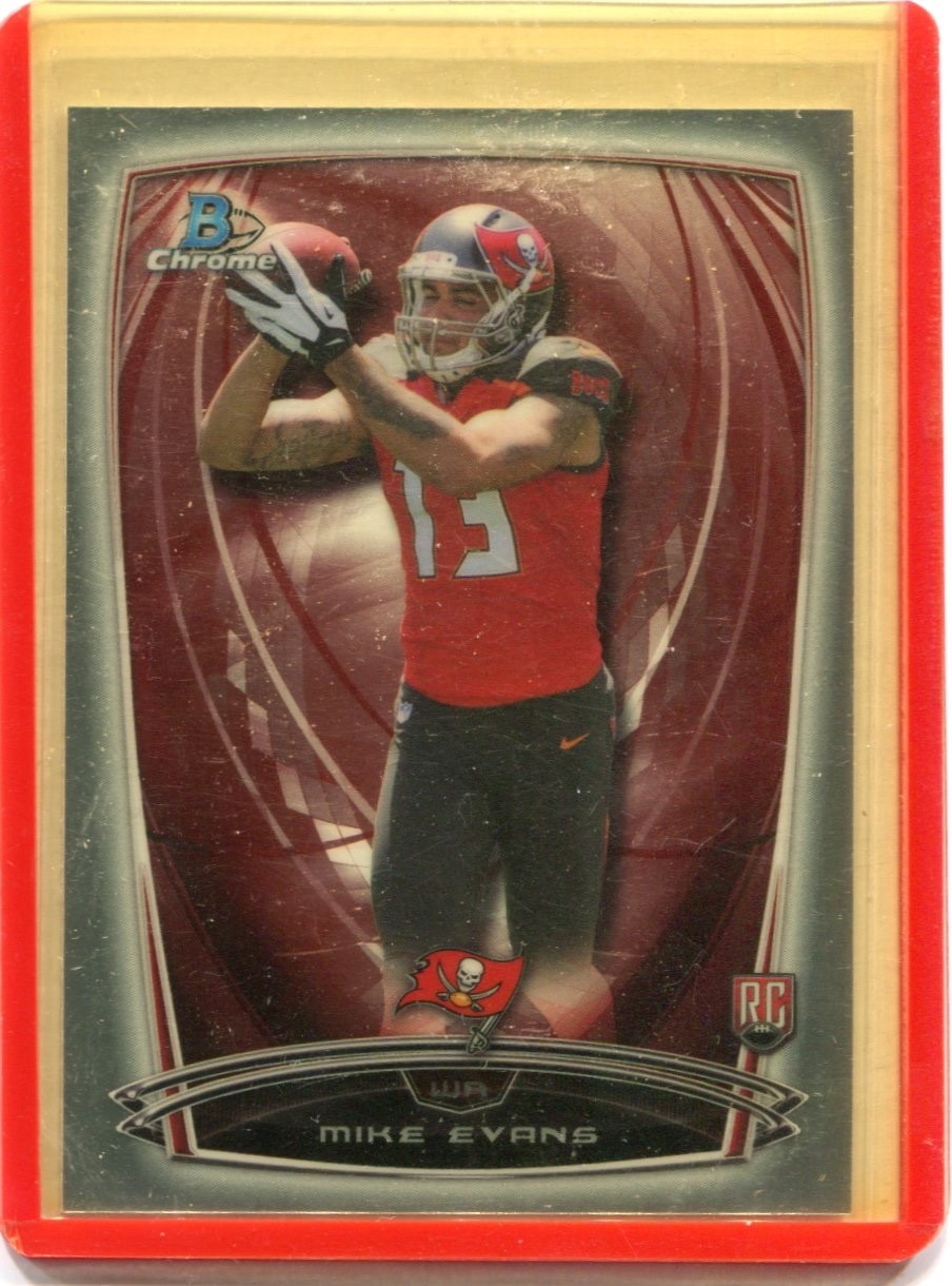 2014 Bowman Chrome - MIKE EVANS - Rookie #170 - TAMPA BAY BUCCANEERS