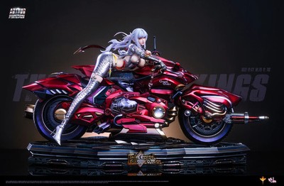 DT×UME Studio Fate Motorcycle Altria Pendragon Resin Statue Red H42CM In Stock
