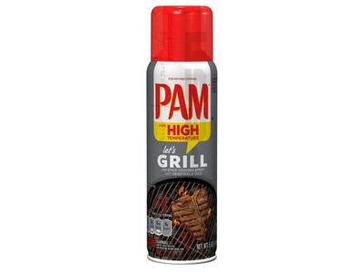 PAM No-Stick Cooking Oil Spray especially for GRILLING with High Temperature ...
