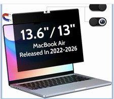 Magnetic Privacy Screen for Macbook Air 13.6/13 Inch 2022-2026, M2, M3, M4, M5 