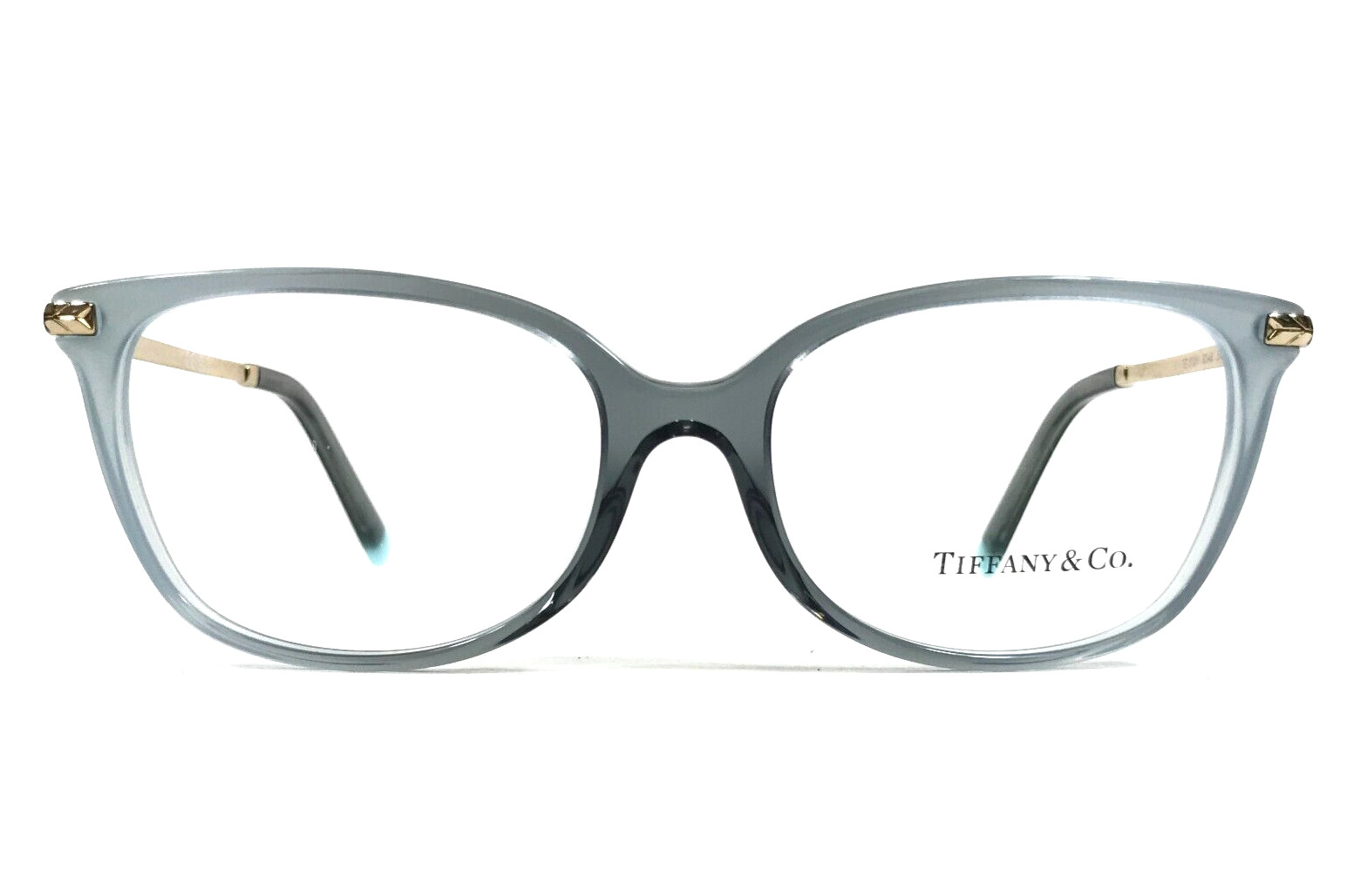 Оправа для очков Tiffany - Co. TF2221 8346 Прозрачная, голубая, серая, золотистая с выцветанием 54-16-140