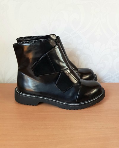 Shelleys London stivali neri con cinturini UK 6 EUR 39 NUOVI - Foto 3 di 4