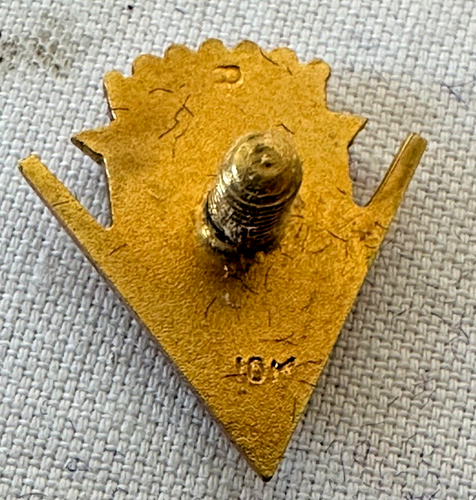 VINTAGE CADILLAC 5 JAHRE MITARBEITER SERVICE ABZEICHEN PIN 10K GOLD - Bild 4 von 6
