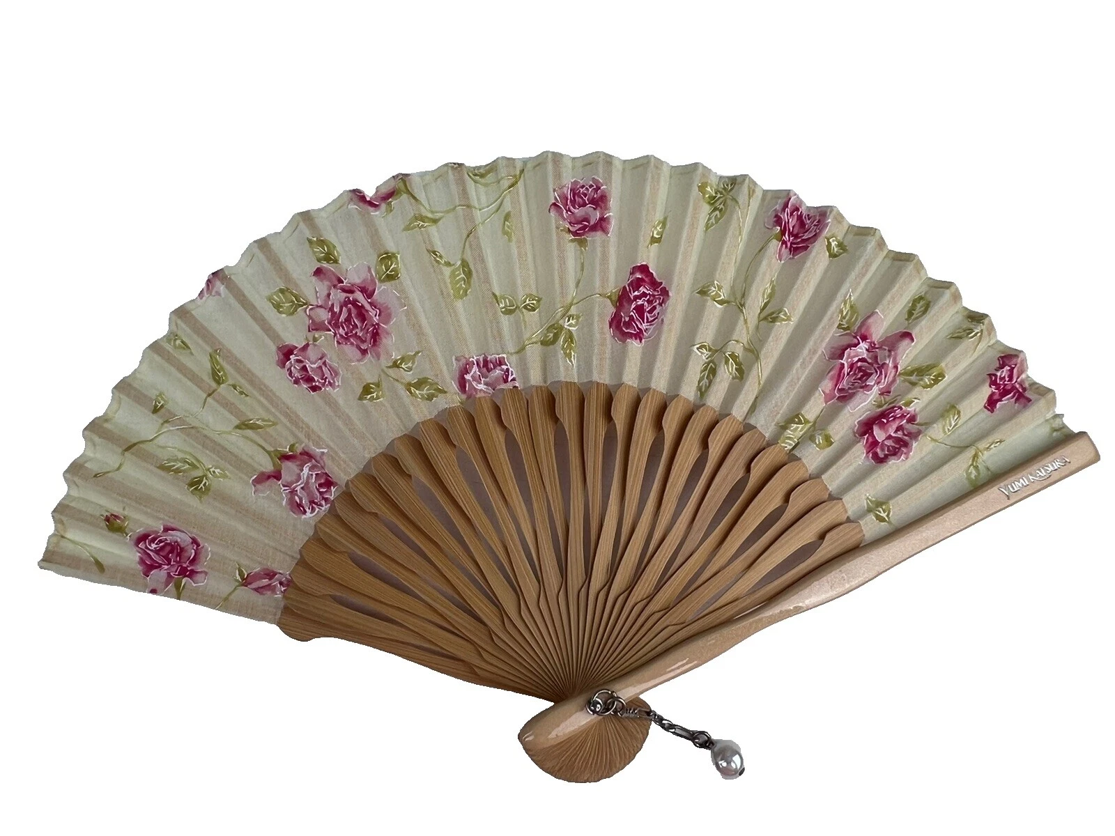 Mujer Mezcla de lino ventiladores de mano Vintage