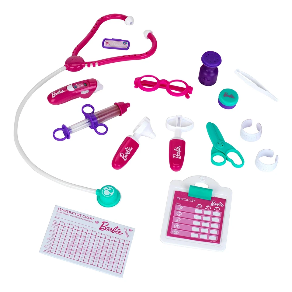 4601 Barbie Arzttasche | Mit Stethoskop Brille Pflaster u.v.m. | Thermometer ... - Bild 3 von 4