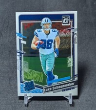 Luke Schoonmaker Rated Rookie RC 2023 Donruss Optic Card #227 Dallas Cowboys. rookie card picture