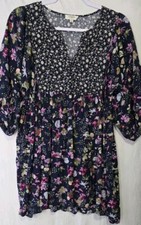 Umgee Dress Womens M  Mini Boho
