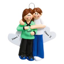 PERSONALIZED Couple Expecting Christmas Tree Ornament Keepsake Gift