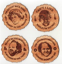 PHISH Coasters, Phish Wood Art, Trey Anastasio Coaster, John Fishman, Phish Art