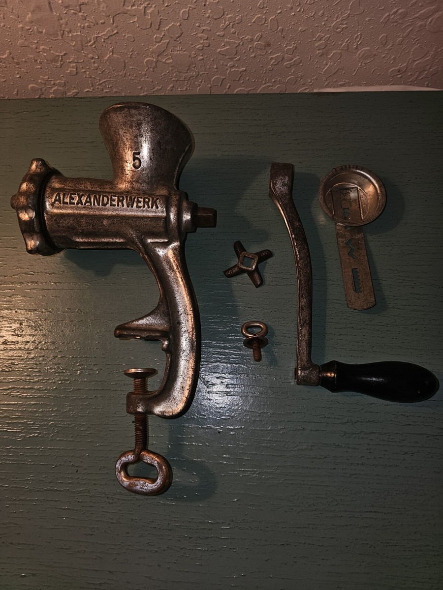 Antique Alexanderwerk #5 Meat Grinder Complete-Very Good | eBay