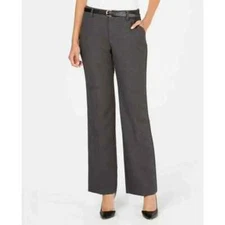 Charter Club Womens Pants Size 12 Gray Tummy Slimming Trouser