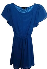 Forever 21 princess  Engagement Kate Blue short sleeve midi dress  medium NWT 