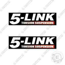 Fits 5-LINK Torsion Suspenion Decal Kit (Set of 2) - 7 YEAR OUTDOOR 3M VINYL!
