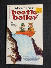1976 BEETLE BAILEY About Face by Mort Walker FN 6.0 Ace Paperback