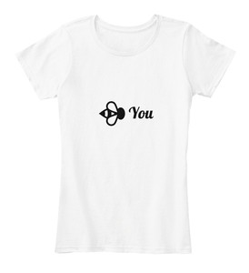 Bee-You-Without-Back-Slogan-Women-039-s-Premium-Tee-T-Shirt