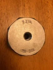 2 " x  1/4" SS T-316L Reducing Hex Bushing, MNPT x FNPT NEW Open Box FAST SHIP