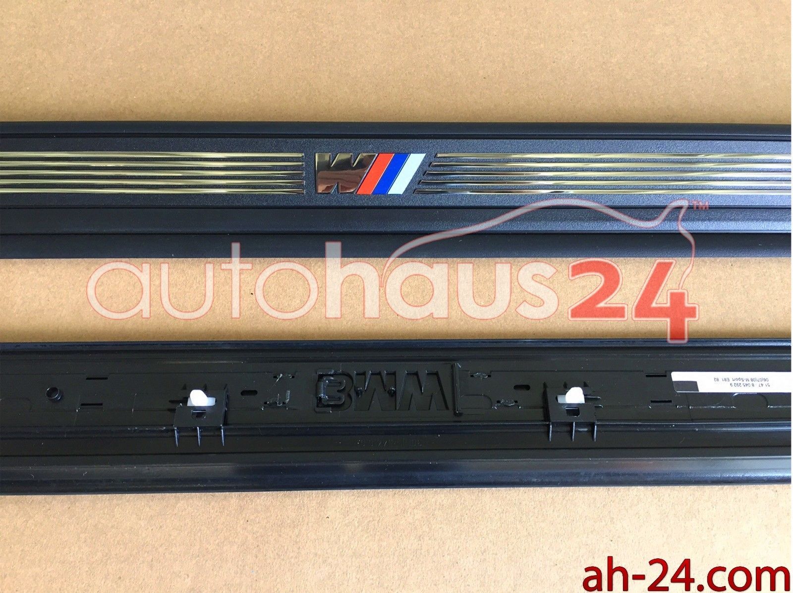 BMW E82 51478045291/292 1SERIES M DOOR SILL TRIM SILLS 128i 135i 0713