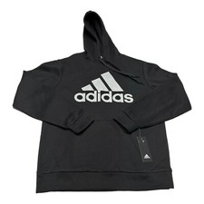 NWT Adidas Golf Black Gray Fleece Hoodie Sweatshirt ADVR0801 Men's Size M