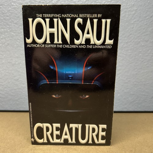 VTG 1989 Creature By John Saul, Vintage Paperback Book Sci-Fi Thriller Novel VG+ - Foto 1 di 11