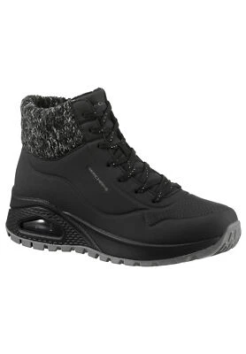 Skechers Damen UNO RUGGED Darling Daze Sneaker Winterstiefel 167988 BLK schwarz