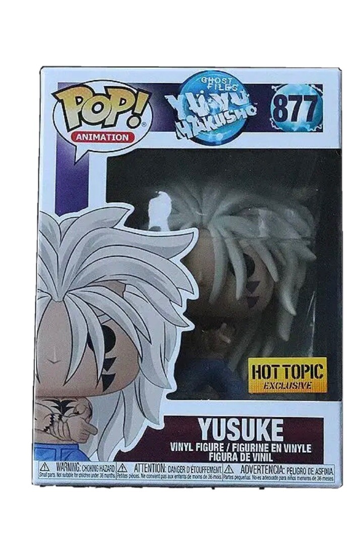 New Rare Funko Pop! Yusuke Yu Yu Hakusho Anime Hot Topic In Stock Pop 877