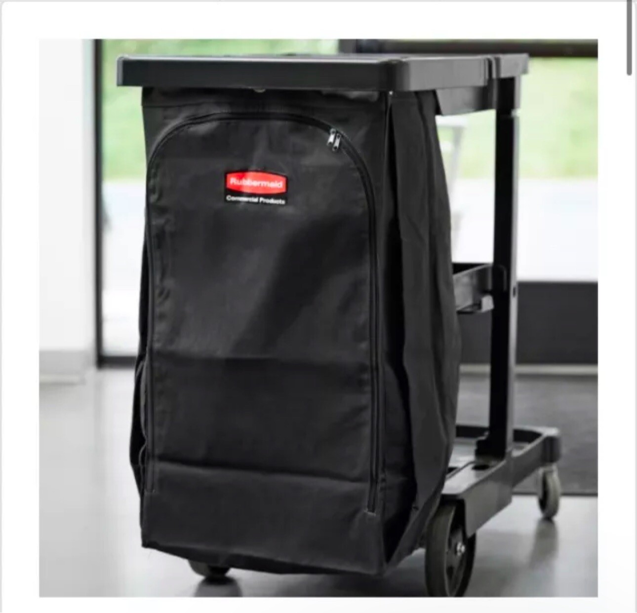 Rubbermaid black canvas janitorial bags