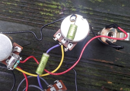 Gibson Ripper Custom Wiring Harness 5/w Switch Bourns Pots ERO Caps 19Hz Choke - Picture 3 of 4