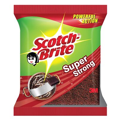 Scotch-Brite Super Strong Heavy Duty Scrub Pad, 7.5cm x 9cm - Free Ship