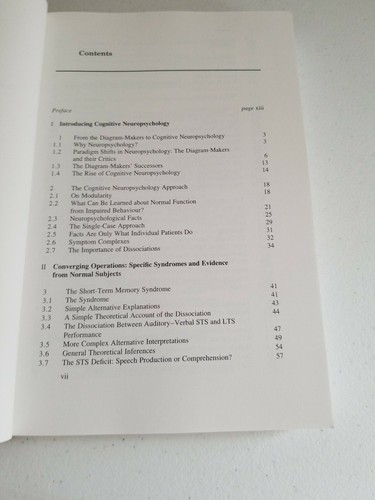 From Neuropsychology To Mental Structure By Tim Shallice - Picture 7 of 10