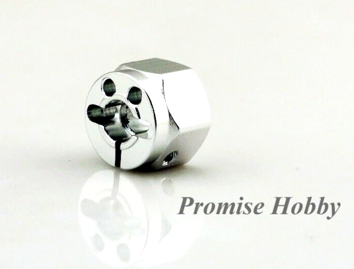 12mm CNC Aluminum Hex Wheel Rim Hub for RC Model Crawler Car- 4PCS - Image 4 of 4