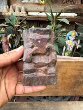Collectible Old Wooden Hand Carved Rare Hindu's God Ganesha Figure 3.5 x 2.25"