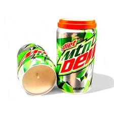 Diet Mountain Dew Scented Can Candle | 12 oz Soda Pop Candle