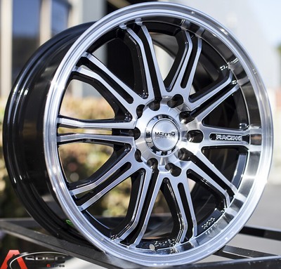Maxxim Ferris Black Wheel with Machined Face 16x7/5x105mm Maxxim Ferris Black Wheel with Machined Face 16x7/5x105mm