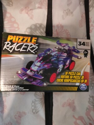 Puzzle Racers 3D Puzzle Autorennen lila Weihnachtsgeschenk Geburtstagsgeschenk