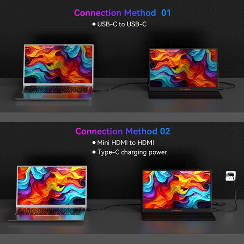 165Hz 2.5K Gaming Monitor 17.3'' Portable IPS Screen Extender Switch PS5/4 XBOX - Picture 16 of 24