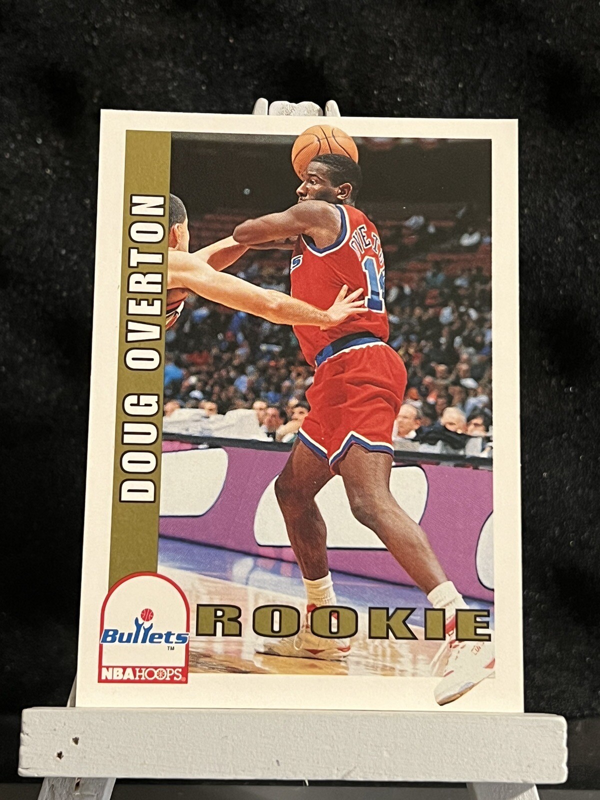 1992 93 hoops washington bullets 479 doug overton basketball nba card