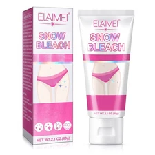 Snow Bleach Cream, Skin Lightening Cream For Intimate Areas Dark Spot Remover